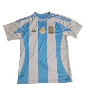 Adidas Argentina 2024 Home Jersey Mens Medium Blue White FIFA World Cup 2022